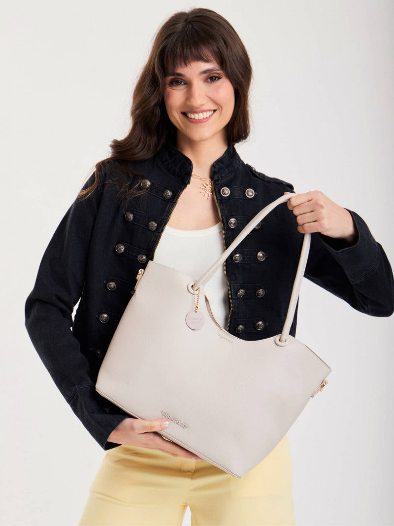 Cartera Serena Gris
