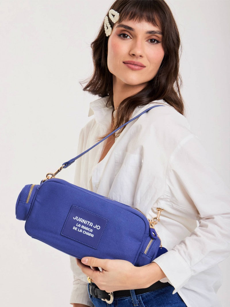 Cartera De Hombro Dafne Azul