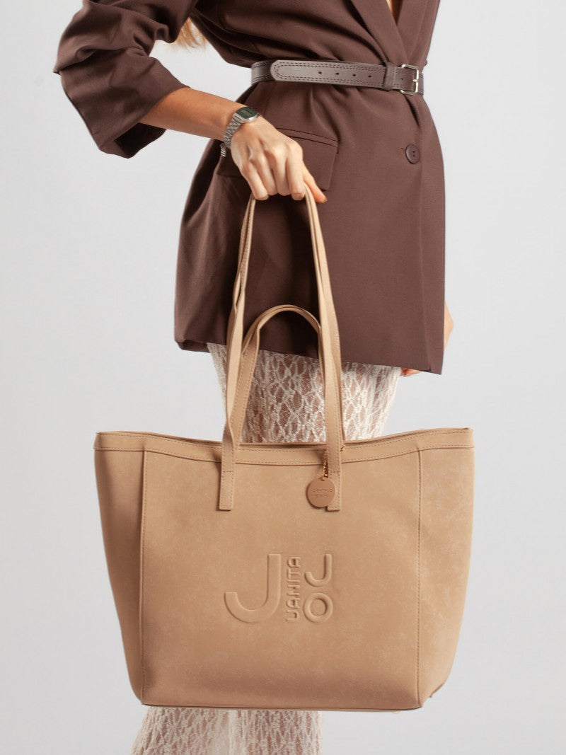 Cartera Jana Con Doble Asa Arena