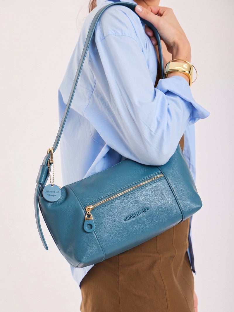 Cartera De Hombro Anaí Azul
