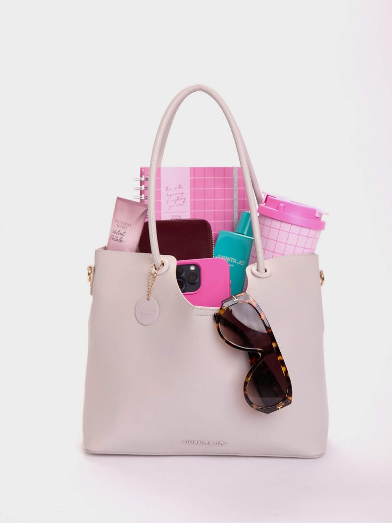 Cartera Serena Gris