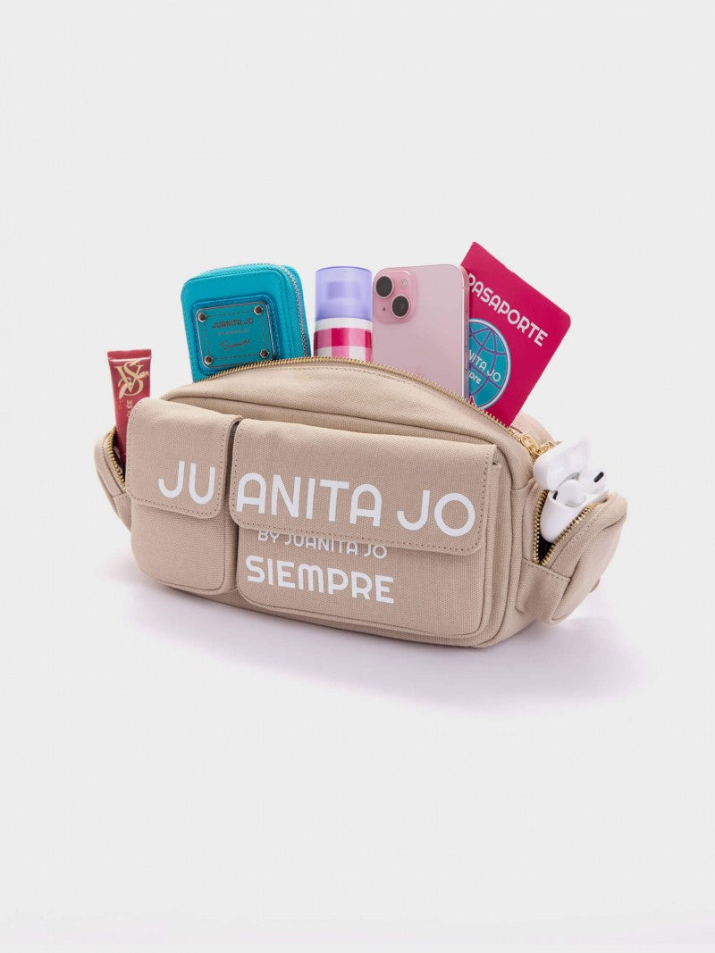 Cartera De Hombro Dafne Crema