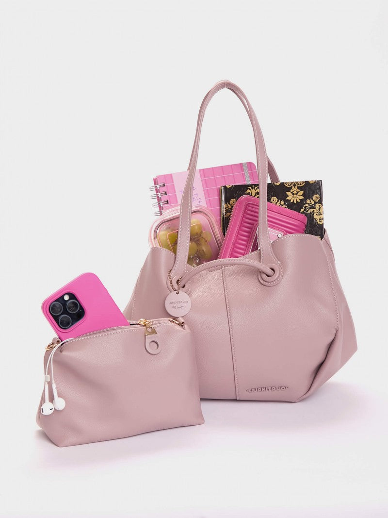 Cartera Marinero Y Bandolera Dakota Rosa